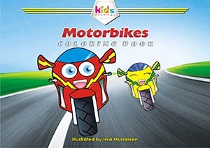 Motorbikes: Colouring Book