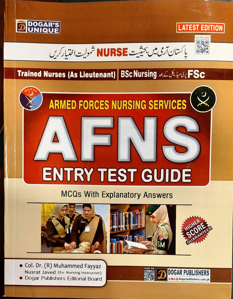 Armed Forces Nursing Services Entry Test Guide